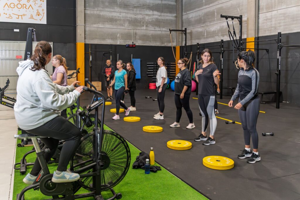 entrenamiento en grupo en O Pino