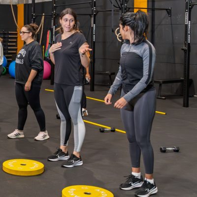 entrenamiento en grupo o pino